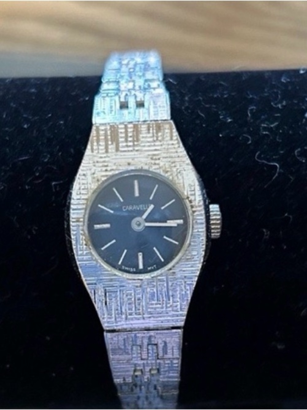 Vintage Caravelle Women’s Watch Silver Tone - Swiss Micement - NOT WORKING